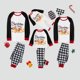 thumbnail image 1 of Pijamas familiares navideños a juego, conjuntos de pijamas a cuadros blancos y negros para mascotas, Navidad en julio, 1 of 4
