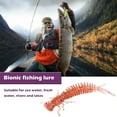 thumbnail image 2 of ziyahi 10pcs Simulation Insect Baits Portable Fishing Lures Reusable Soft Fishing Baits 55MM Type H, 2 of 7