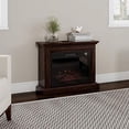 thumbnail image 5 of Lavish Home 80-FPWF-1 Heat Mobile Electric Fireplace, Brown, 5 of 7