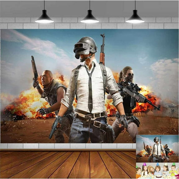 pubg Backdrop Banner Party Supplies Poster Movie Theme Background for Photography Kids Birthday Decorations
