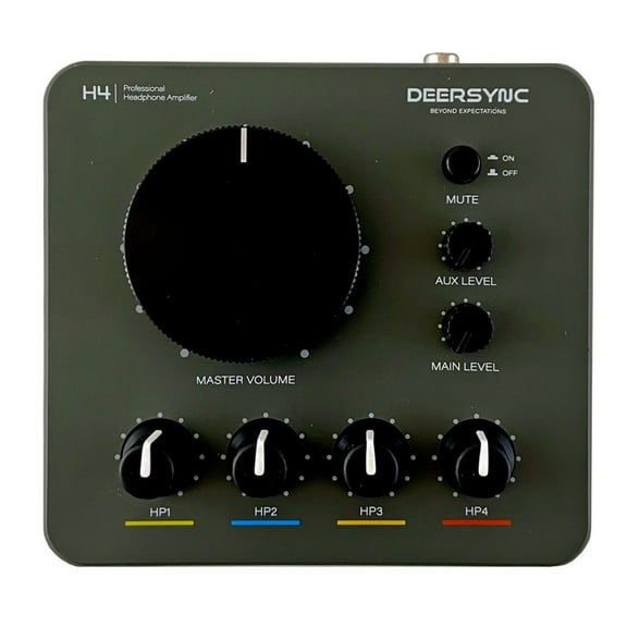 Deersync H4 4-Channel Professional Studio Headphone Amplifier