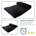thumbnail image 5 of GOODONE Folding Beanbag Sofa Bed,Corduroy Memory Foam Convertible Floor Mattress,with Removable and Washable Cover,Suitable for Adults,Ideal for Living Room and Bedroom,Black,Full, 5 of 14