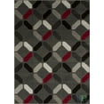 thumbnail image 4 of Handcraft Rugs Electric Orange/Gray/Silver/Black/Abstract Area Rug Modern Contemporary Geometric Design, 4 of 56