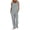 #0277-Gray, variant on Pounoo Linen Outfits for Women Sleeveless Top And Drawstring Pants Two Piece Sets Soft Daily Style Lightweight Breathable Relaxed-Fit Outfits Gift