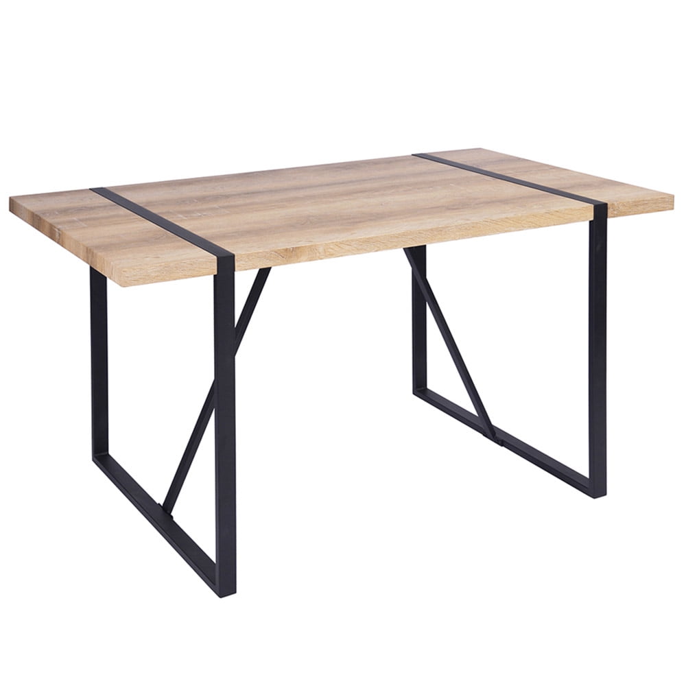 Dining Table, Modern Dining Table for 6 People Maximum, Rectangular