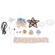 thumbnail image 2 of De Estrella De Mimbre De Ratán De 11 Cm, De Flores, Para Puerta Delantera, Rústica, De Granja, Decoración De De Coc Azul claro Macarena Kits de flores de rosa eterna de bricolaje, 2 of 8