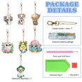 thumbnail image 2 of (LY272) (Diamante Doble Cara 7 Piezas) Llavero Con DIY Lugar Reunión, 2 of 9