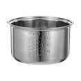 thumbnail image 1 of Doublure de Cuiseur à Riz Casserole Intérieure de Cuiseur à Riz Universelle Casserole Intérieure de Cuiseur à Riz en Acier Inoxydable de Rechange Casserole Intérieure de Cuiseur Électrique pour Bouillir et Cuire du Gruau (1,6 L), 1 of 8