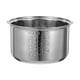 thumbnail image 1 of Revestimiento interior para olla arrocera, olla interior universal de acero inoxidable para olla arrocera, olla interior de repuesto para olla eléctrica para hervir y cocinar gachas (1,6 L), 1 of 7