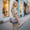 thumbnail image 7 of FORMRS Women Crossbody Purse with Chain Strap Vegan Leather Shoulder Handbag, Mountains and Forests, 7 of 7