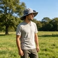 thumbnail image 3 of Luckky 3-in-1 Hands-Free Solar Cooling Hat Fan,UPF 50+ Sun Protection Hat with Removable Fan,Dual Solar & Type-C Rechargeable Outdoor Ventilated Hat for Men Women Fishing Cycling Gardening, 3 of 6