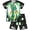 Green Baby dinosaur, variant on ATAIKU 2 Pieces Boys Digital Dinosaur Pajamas Kids Tops and Shorts Sleepwear Set Summer Cool Pjs Size 3-10 Years
