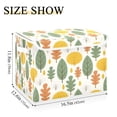 thumbnail image 3 of Autumn leaves tree pattern design Foldable Kids Toy Chest with Flip-Top Lid, Collapsible Fabric Toy Storage Organizer/Bin/Box/Basket/Trunk for Toddler, 3 of 5