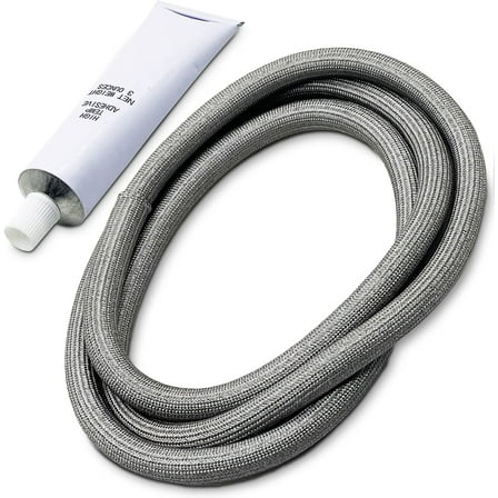 Whole Parts Dryer Door Seal Part# W10906683 - Replacement and Compatible with Some Crosley, Kenmore and Whirlpool Dryers