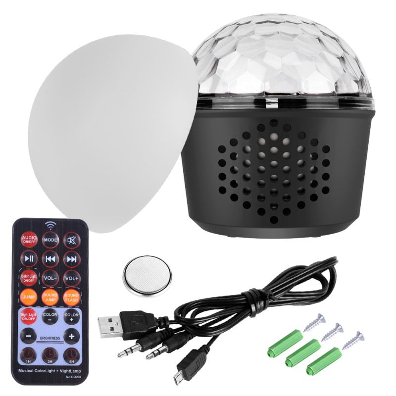 smartech wireless led disco ball speaker