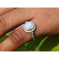 thumbnail image 2 of Heaven Crafts 925 Sterling Silver Round Shape Moonstone Ring Boho Statement Ring For Women, 2 of 5