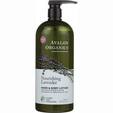 Avalon Organics Nourishing Lavender Hand & Body Lotion, 32 oz.