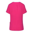 thumbnail image 3 of Natural Uniforms Womens' Cool 4-Way Stretch Jogger Scrub Set (Hot Pink, Medium), 3 of 7