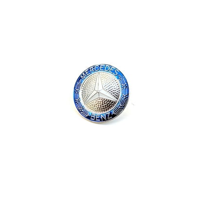 MERCEDES W124 W201 GRILL BADGE EMBLEM GENUINE OEM INSIGNIA STAR LAUREL LOGO