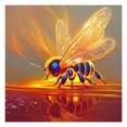thumbnail image 1 of Cuadros Decorativos 5D bricolaje ronda completa taladro diamante pintura abeja Kit arte decoración del hogar (A6624) Wdftyju de costura negro 4 estilos, 1 of 9