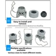 thumbnail image 6 of CaraMart 1/4 Inch Adjustable Ball Clip Nozzle 4Pcs for Fan or Cone Spray in Irrigation, 6 of 9