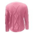 thumbnail image 5 of Sweaters for Women Chunky Knit Pullover Oversized Casual Cozy Autumn Fall Outfit Women's Pullover Sweater For Fall And Winter Long Sleeve Knit For Ladies Cozy And Stylish Knitwear, 5 of 5