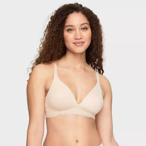 Warners® Simply Perfect® Super Soft Wireless Lightly Lined Comfort Bra RO5691T,Butterscotch, 36B