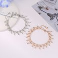 thumbnail image 4 of Bracelet de Cheville pour Femmes, Mode, Chaîne de Cheville à Franges en Strass pour le Yoga, 4 of 10