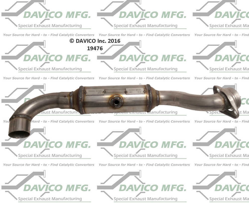 Davico Mfg Catalytic Converter P/N:19476 Fits select: 2011-2014 FORD F150