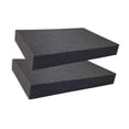 thumbnail image 4 of 2pcs empaquetado insertos de esponja de protección de esquina multifunción pre -cortada esponja para 20CMX30CMX4CM, 4 of 8