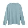 thumbnail image 4 of Zshosam Girls Graphic Tees Girls Long Sleeve Shirts Cute Prints Tops Trendy Cute Shirt Kids Crewneck Tee Shirts Girls Clothes Size 7T 8T,(Sky Blue 7-8 Years), 4 of 4