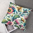 thumbnail image 7 of nygtbtfer Pillow Covers Cute Pink Flower Print Decorative Throw Pillows Spring Cushion Case Decor for Couch Sofa Bed，Multi-Size White, 7 of 7