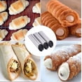 thumbnail image 1 of Molde Para Barquillo Cono Tubo Cannoli 3 Pz Gris, 1 of 2