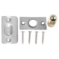 thumbnail image 4 of Stainless Steel Adjustable Ball Catch Door Latch Spring for Cabinet Closet Wooden Doors Invisible Top Bead Lock with Strike Plate Set Silver, 4 of 8