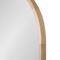 thumbnail image 3 of Kate and Laurel Valenti Modern Arched Wall Mirror, 23.5 x 31.5, Natural, Transitional Mirror for Wall Decor, 3 of 7