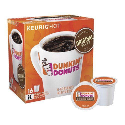 Dunkin' Donuts Original Blend Coffee KCup Pods, Medium