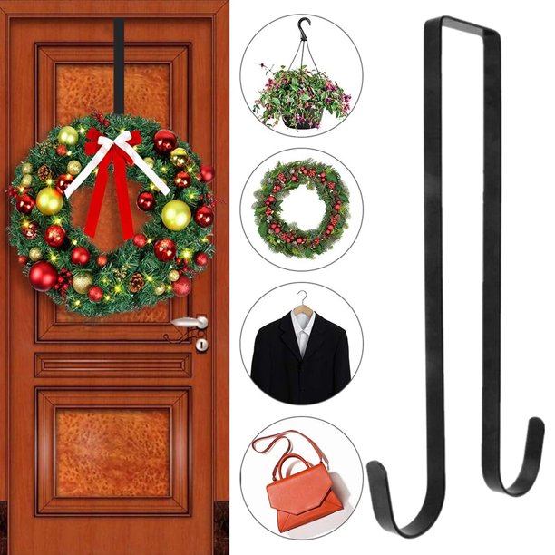 15inch Wreath Hangers for Front Door, DoubleSided Wreath Hanger for
