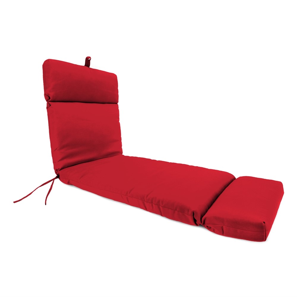 Outdoor Chaise Lounge Cushion, Red color - Walmart.com - Walmart.com