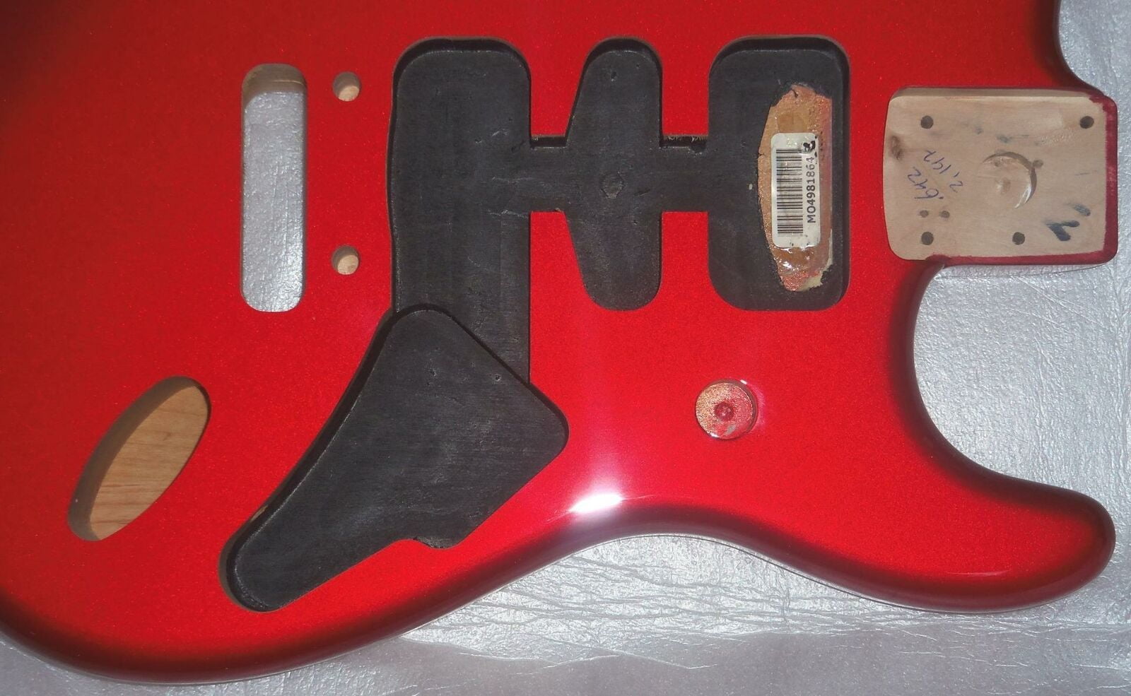 Fender HSH Deluxe Candy Apple Red Strat Body~2 Point Bridge~Contoured Heel-New