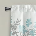 thumbnail image 2 of Lush Decor Aprile Valance - Blue/Gray - 18 x 52, 2 of 10