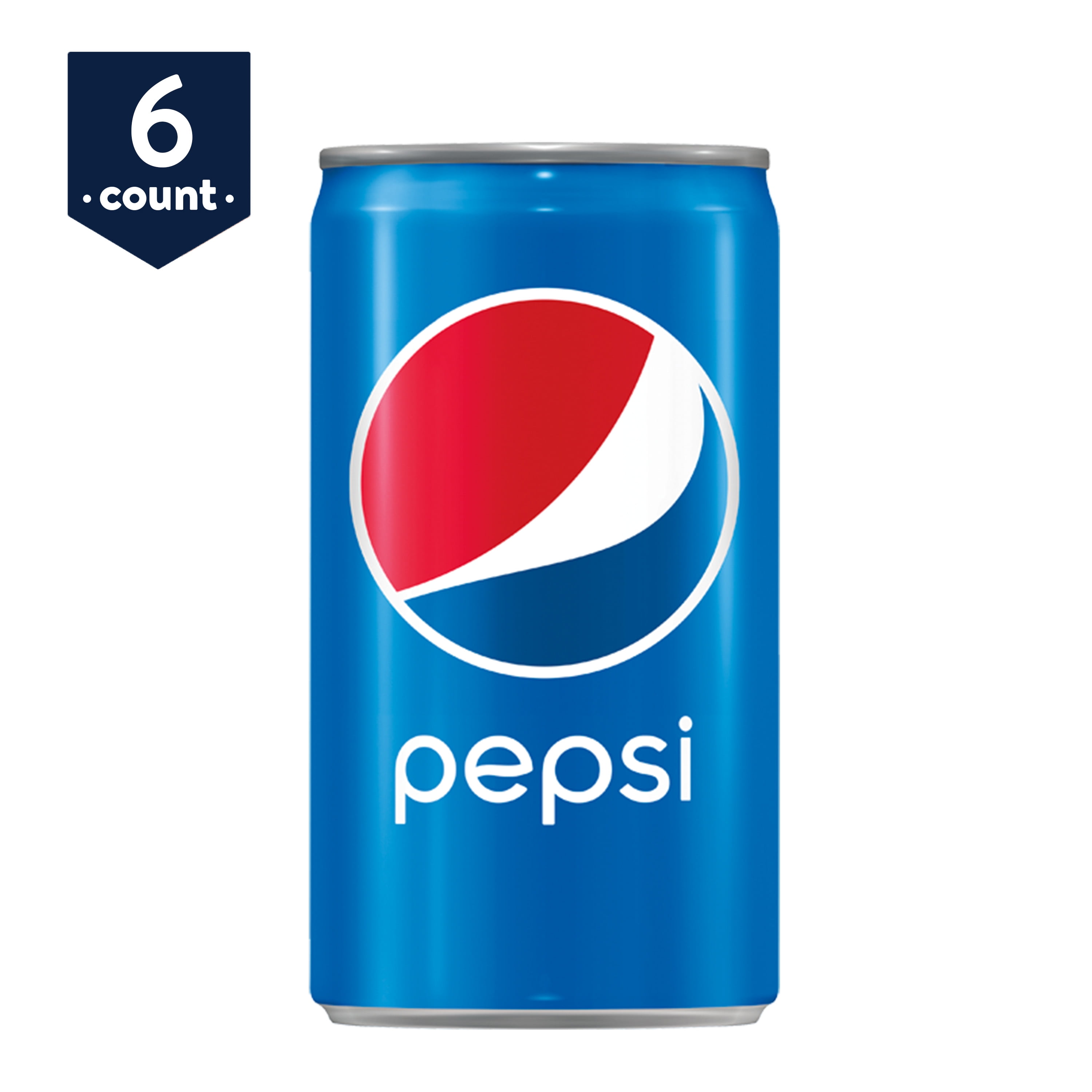 Pepsi Soda  Mini  Cans  7 5 oz Cans  6 Count Walmart com
