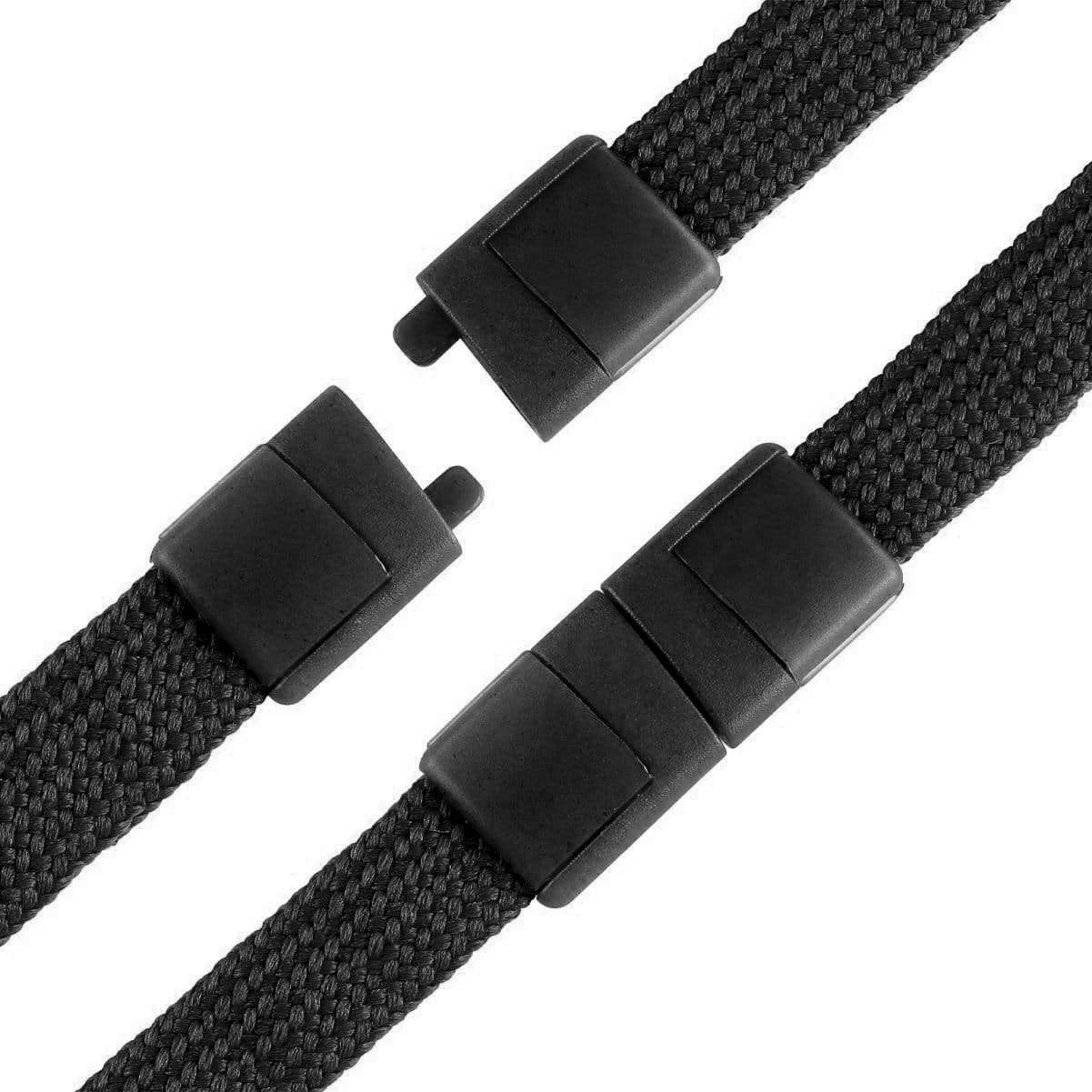 100 Pack - Black Badge Reel Lanyard with Safety Breakaway Neck Strap for Long Reach - Removable Retractable No Twist Reel I’d Card Holder for Nurses, Access Badges & More by Specialist ID (Black)