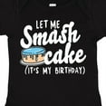 thumbnail image 4 of Inktastic Let Me Smash Cake Its My Birthday Boys Baby Bodysuit, 4 of 5