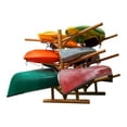 thumbnail image 4 of 6-place Log Kayak Rack Natural, 4 of 4