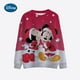 thumbnail image 3 of Suéter navideño de pareja de Mickey Mouse con dibujos animados de Disney Suéter fino de otoño para mujer/hombre Ropa de mujer de los años 90, 3 of 5