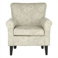 thumbnail image 1 of Safavieh Megan Birch Wood Abbey Club Chair in Ivory Floral Pattern, 1 of 5