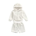 thumbnail image 1 of Kmbangi Baby Outfits Long Sleeve Hoodie Sweatshirt Tops Short Pants Clothes Set Fall Winter, 1 of 6