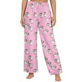 thumbnail image 3 of Puyaiuu Women's Christmas Plush Pajama Pants with Pockets, Soft Fleece Pants Holiday Print Gift, 3 of 6