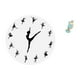 thumbnail image 5 of Reloj De Pared De Bailarina De Playa, Muñeca De Resina De Bailarina De Ballet, Estatua De Dama, Danza Silenciosa, Adorno Decorativo Encantador, Colección De Figuritas Para Mesa, Cocina,, 5 of 8