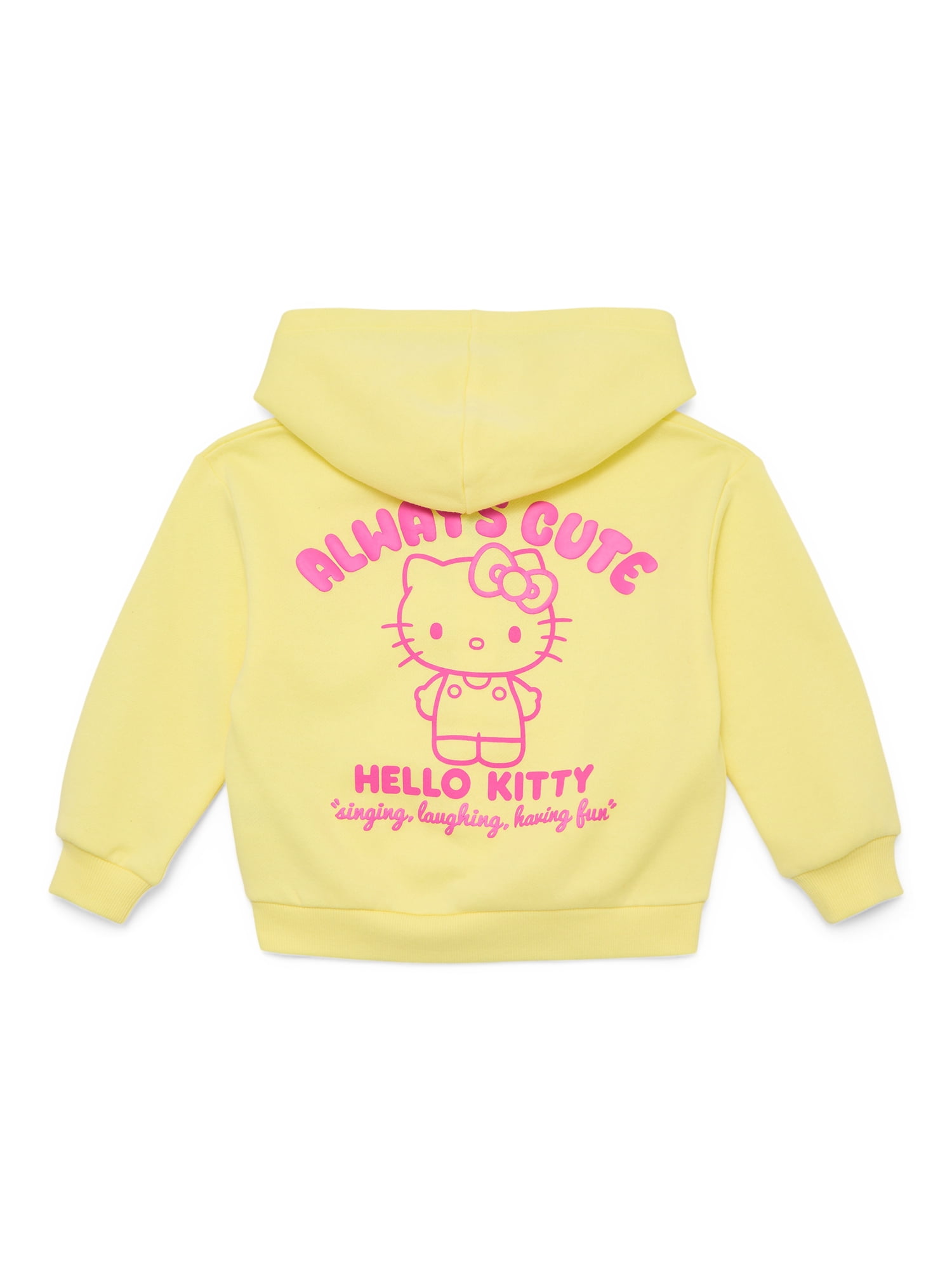Hello Kitty Toddler Girls' Full Zip Graphic Hoodie, Sizes 12M-5T